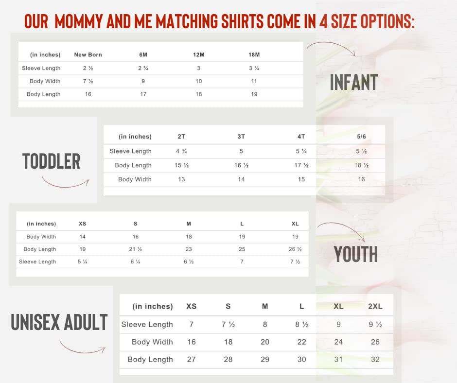 Handmade Mommy And Me Matching Shirts Set