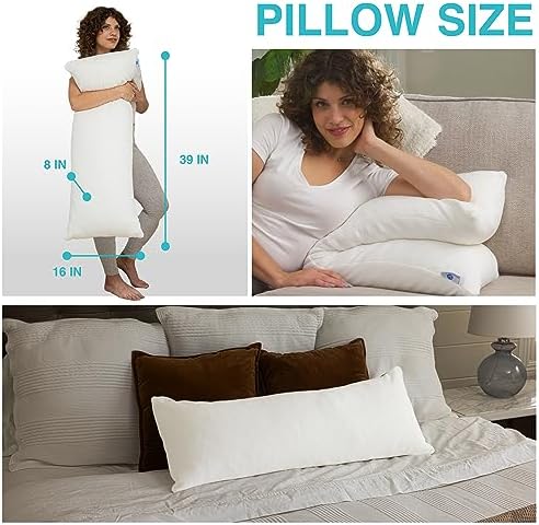 Pharmedoc Bear Hug Body Pillow for Pregnancy and Side Sleep 1
