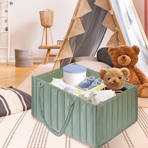 Baby Diaper Caddy Organizer Storage Basket