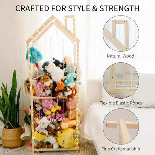PUTSKA Nursery Essentials Set Diaper Caddy Stuffed Animal Storage