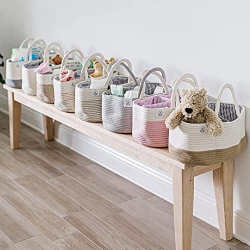 OrganiHaus Brown Diaper Caddy Organizer for Baby 1