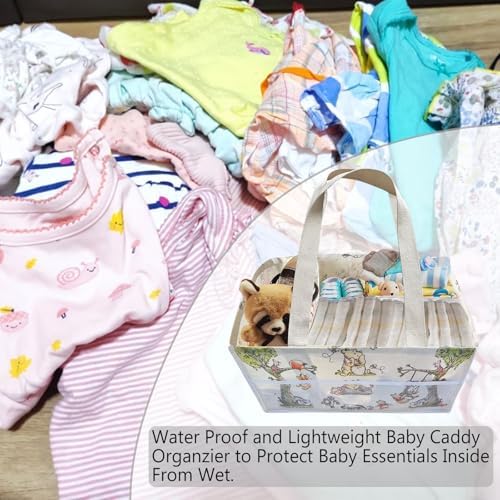 Extra Large Winnie Baby Diaper Caddy with Handles 1