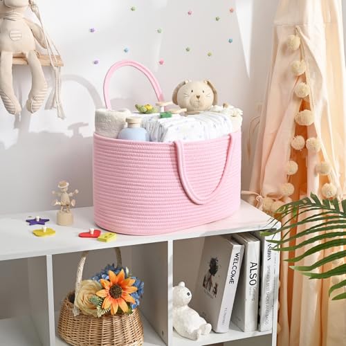 Baby Diaper Caddy Organizer with Removable Divider 1