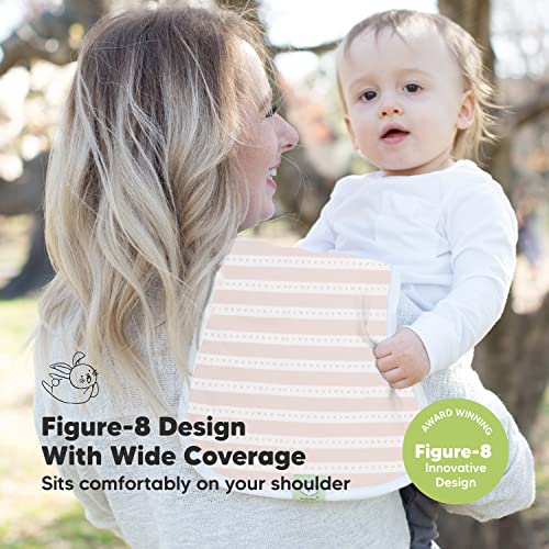 KeaBabies Diaper Caddy Organizer with 5 Burp Cloths