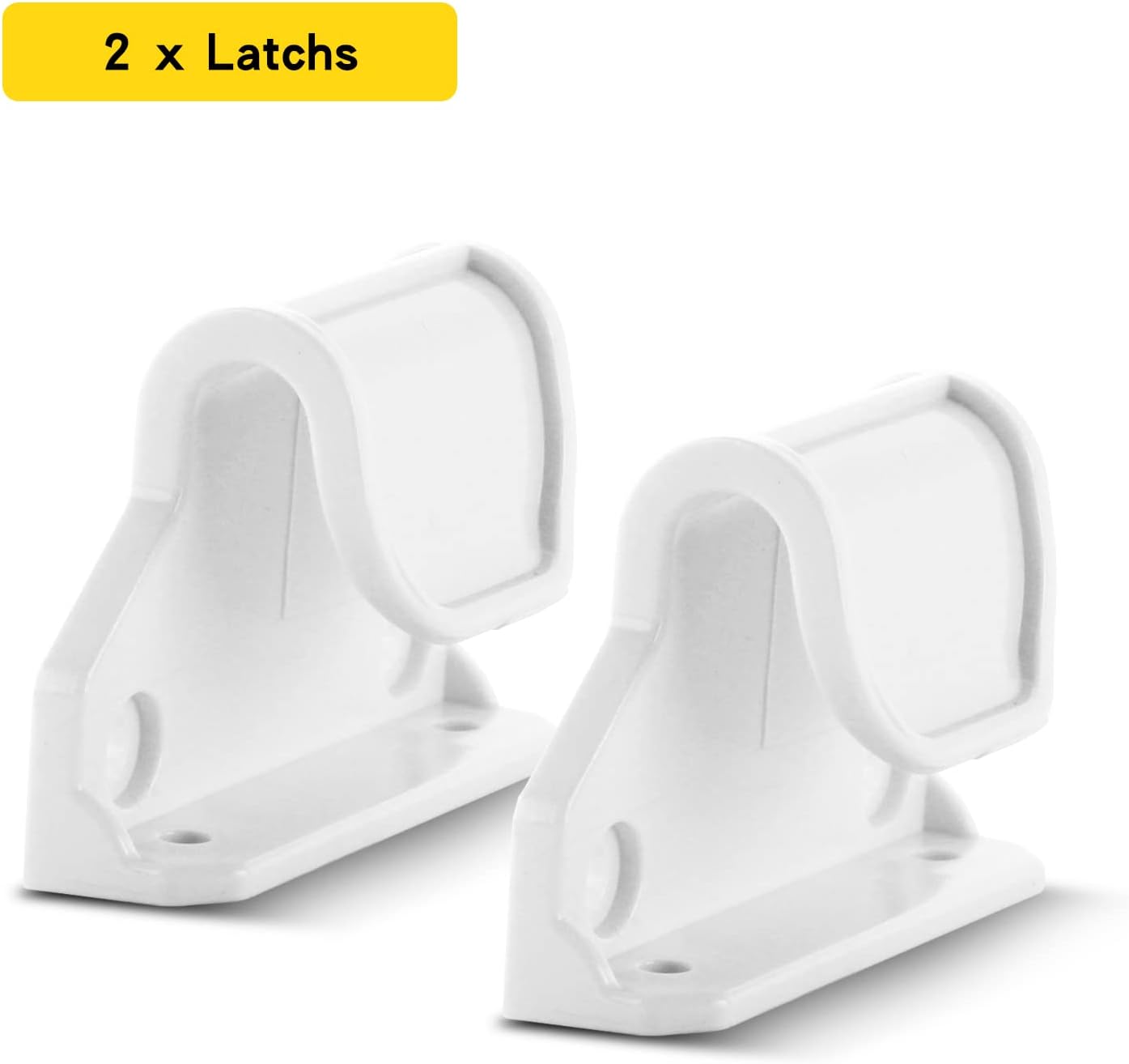 Dearlomum Retractable Baby Gate Hardware Set White