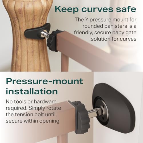 Cumbor Extra Wide Baby Gate for Stairs and Doors