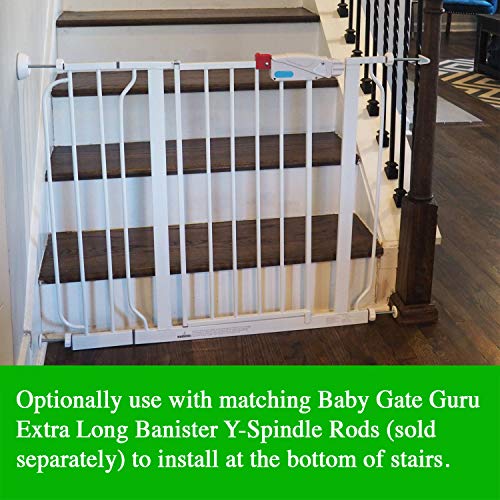 Extra Long M8 Spindle Rods 4 Pack for Baby Gates