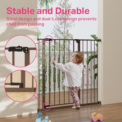 InnoTruth 36 Baby Gate for Doorways and Stairs