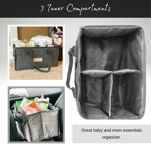 BabyBliss Diaper Caddy with Storage and Car Organizer