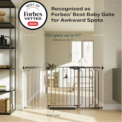Cumbor Extra Wide Baby Gate for Stairs and Doors