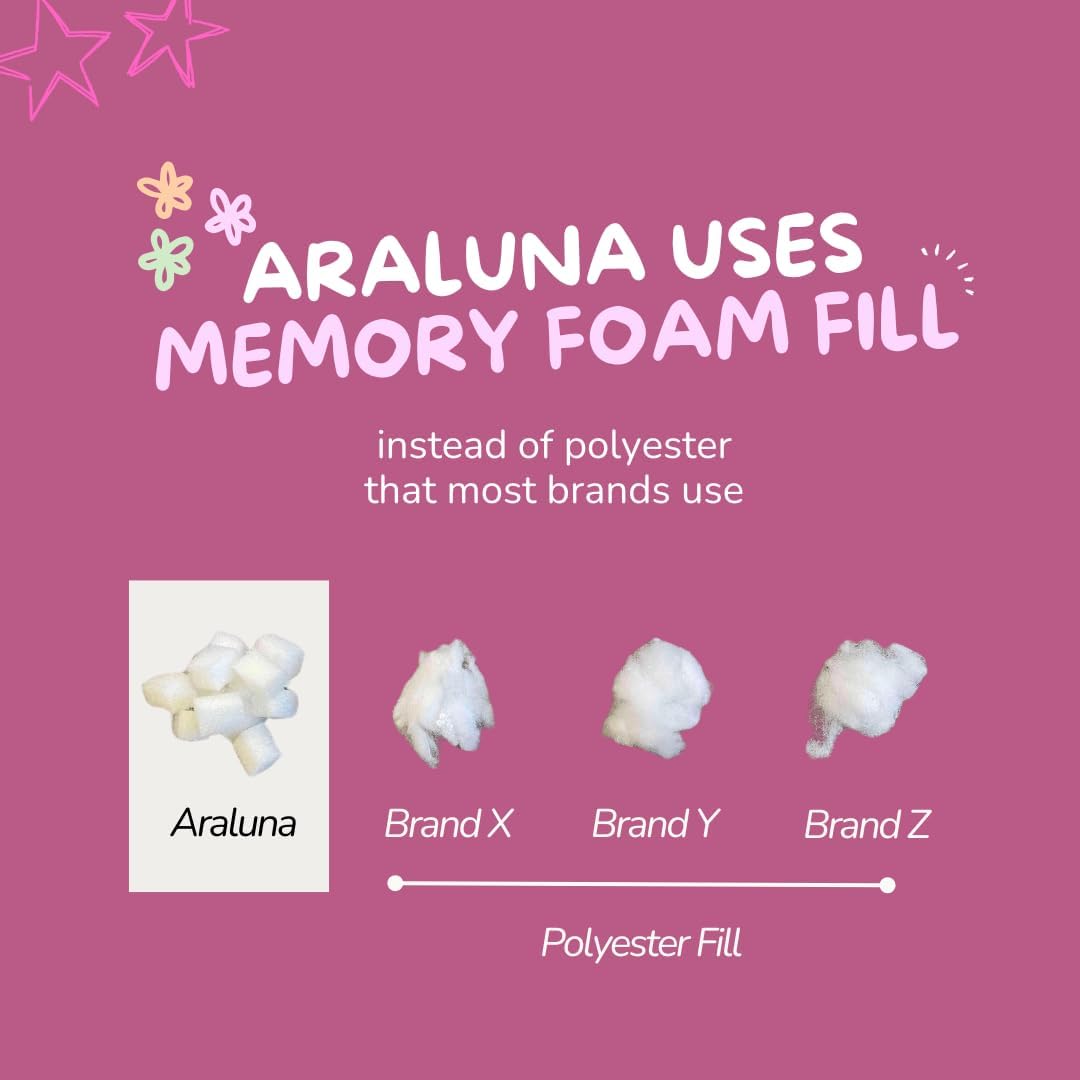Araluna Adjustable Memory Foam Pregnancy Pillow with Bamboo Cover