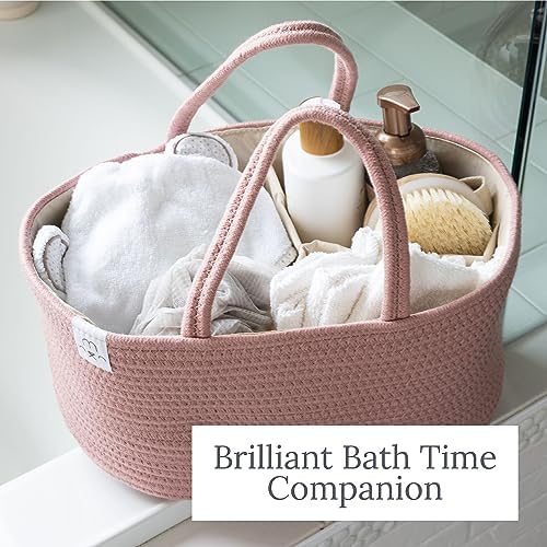 Natemia Premium Diaper Caddy Organizer Lily Pad