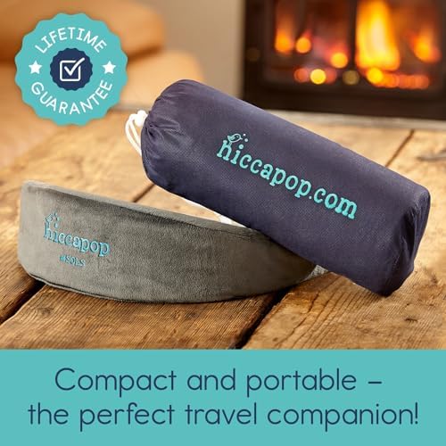 hiccapop Pregnancy Wedge Pillow - 2-Sided Memory Foam Support