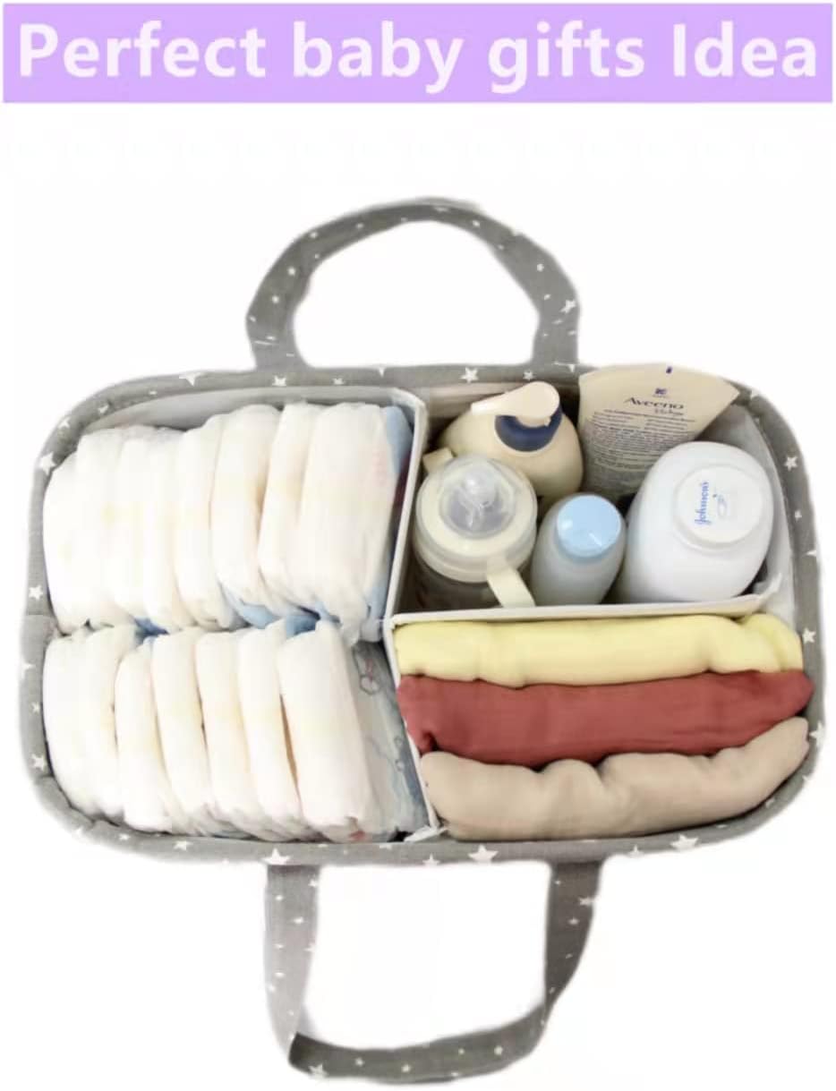 QiANBiRD Large Foldable Diaper Caddy Organizer 1