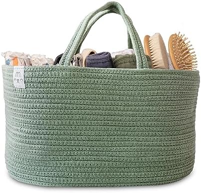 Natemia Premium Diaper Caddy Organizer Lily Pad