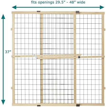 MyPet Wire Mesh Dog Gate 37 Tall 295-48 Wide