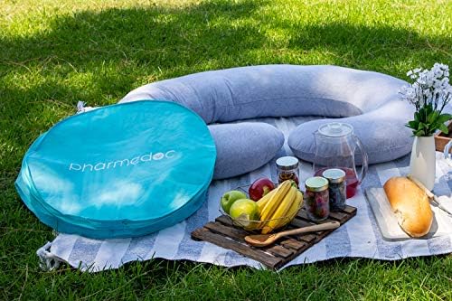 PharMeDoc Pregnancy Body Pillow C Shape with Carry Bag 1
