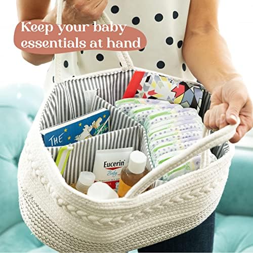 Luxury Little Diaper Caddy Storage Basket Organizer