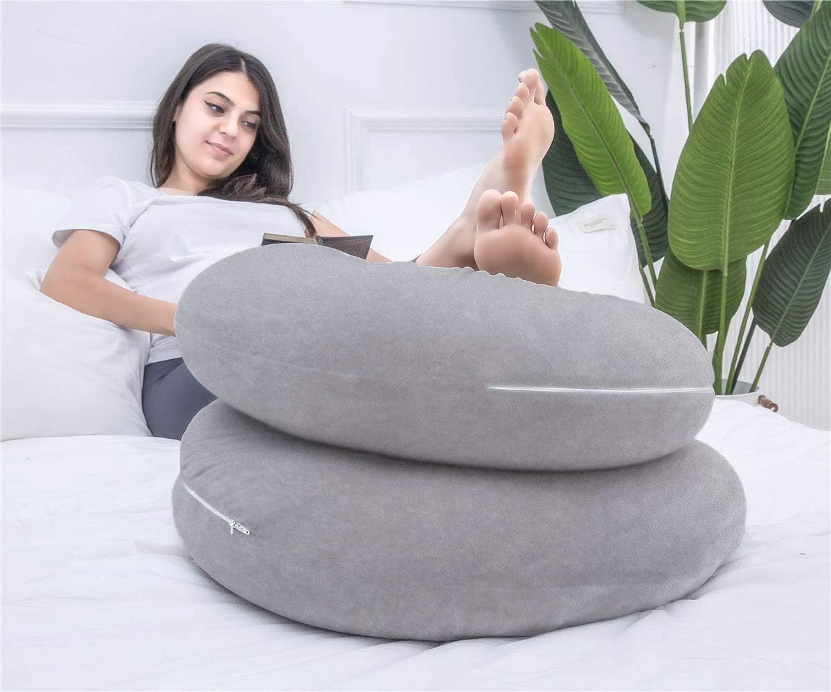 1 MIDDLE ONE Pregnancy Pillow with Velvet Cover