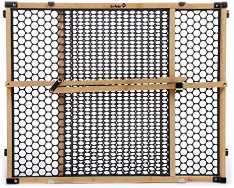Safety 1st Bamboo Baby Gate with Door 24 High