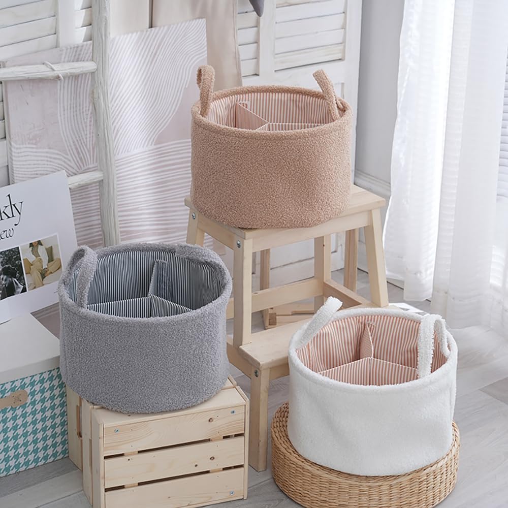 MOMIGO Baby Diaper Caddy Organizer - Grey