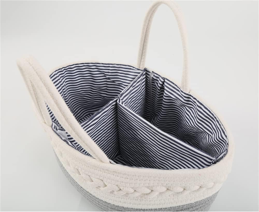 Lmbabter Diaper Caddy Organizer Portable with Removable Dividers