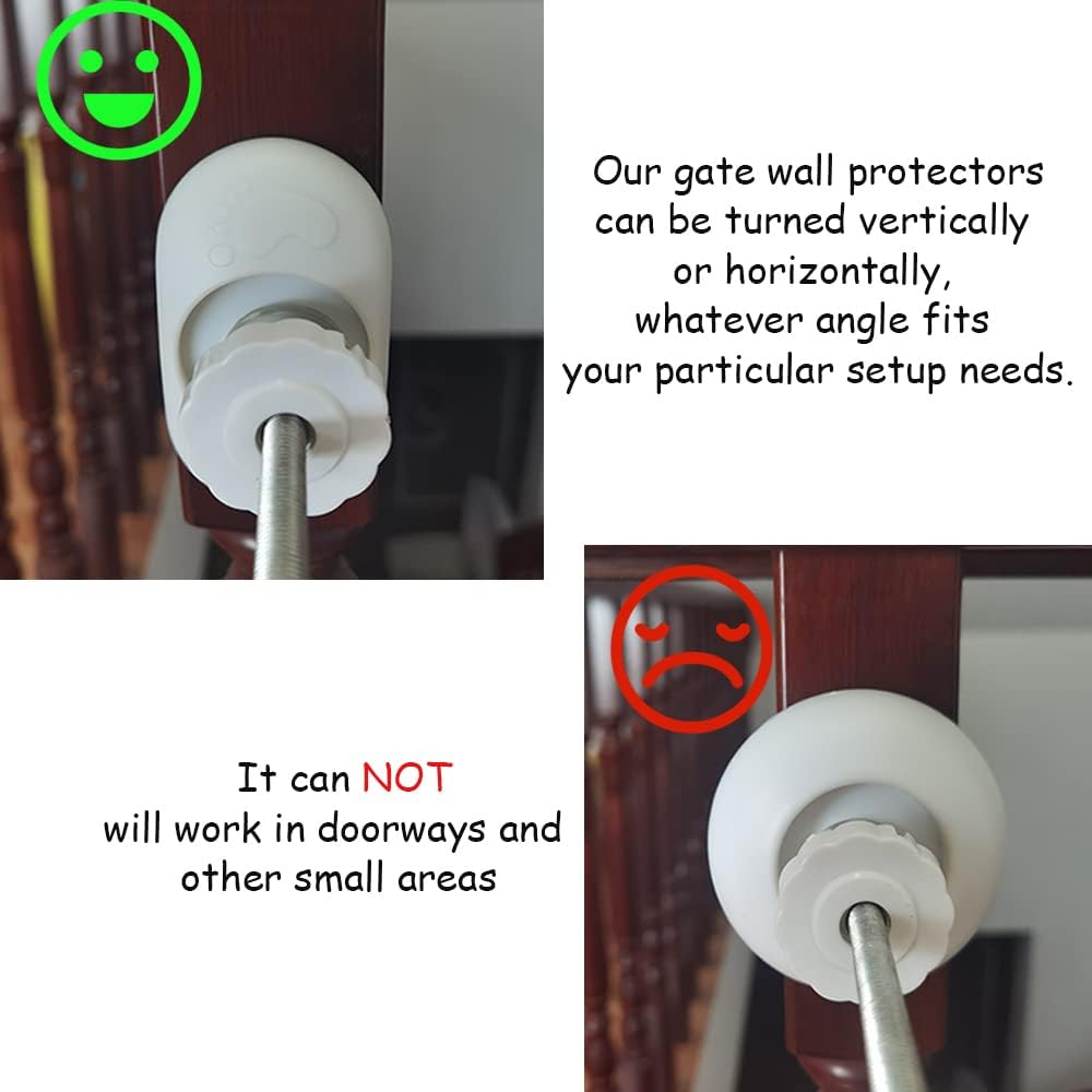 Ertzinla 4 Pack Baby Gate Wall Protector