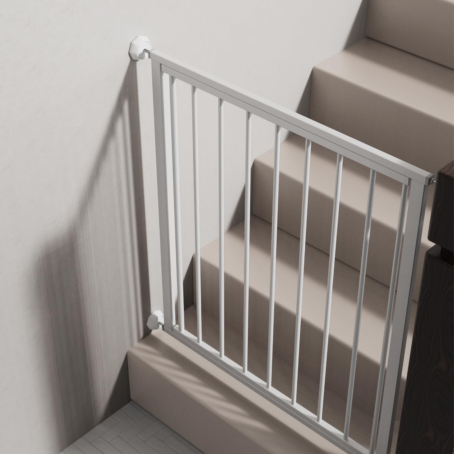 ICERO Baby Gate Wall Protector - 4 Pack White