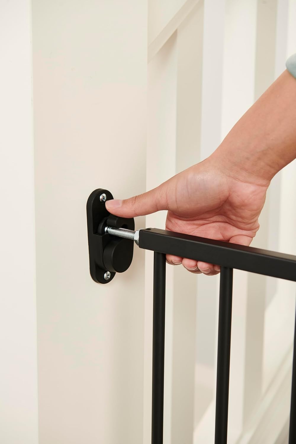 Regalo 2-in-1 Extra Wide Baby Safety Gate - Black