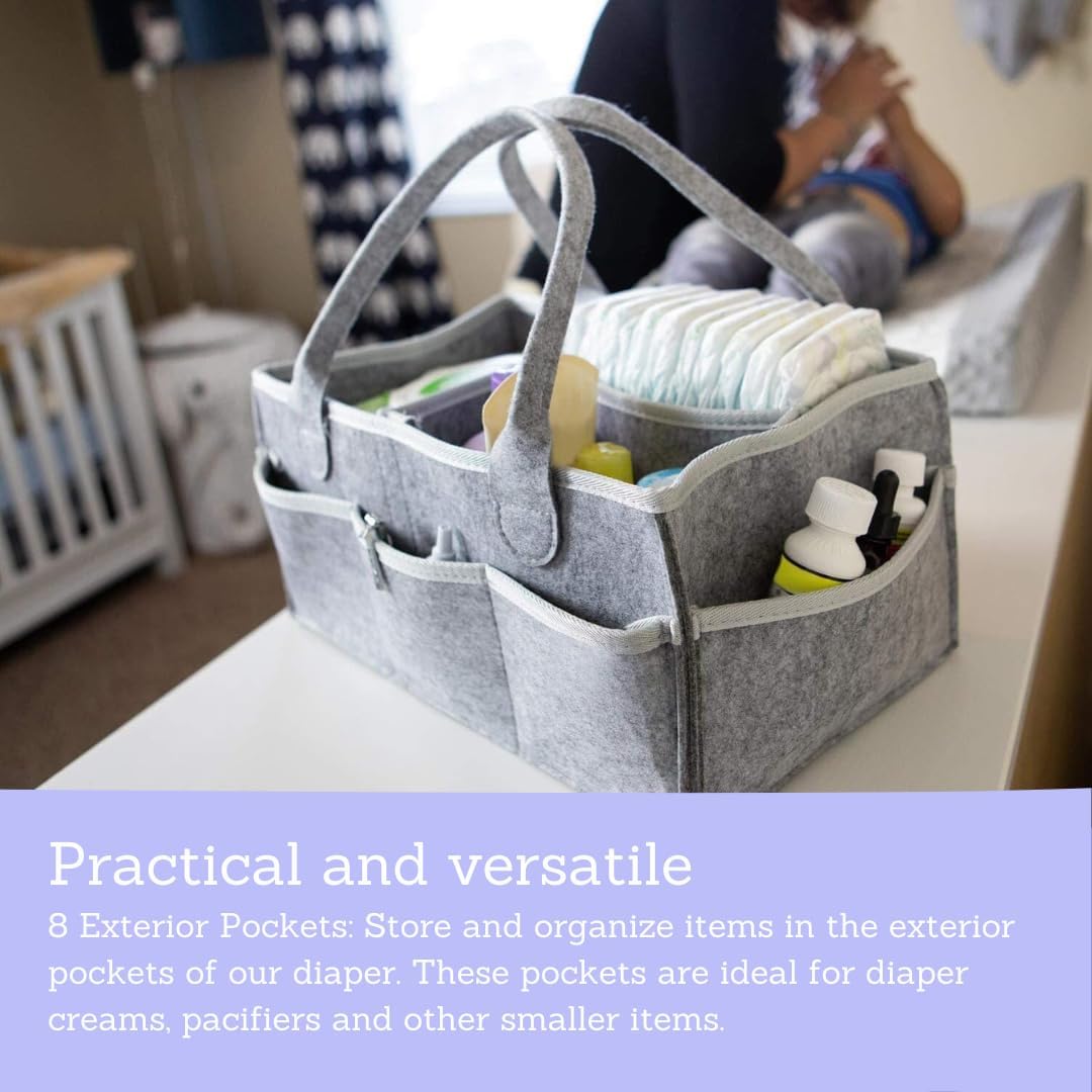 CHN Digital Baby Diaper Caddy with Handle