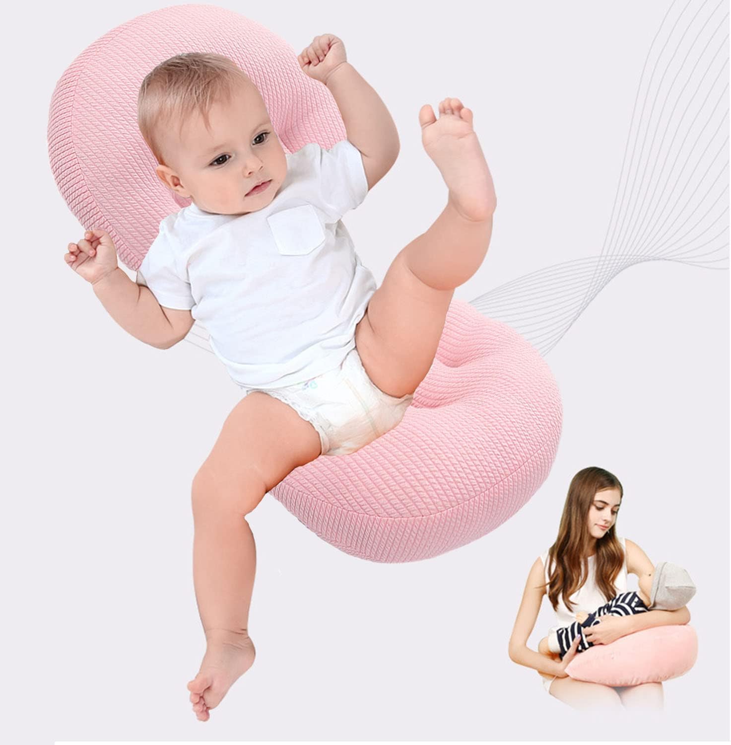 Luzly Adjustable Maternity Pillow for Side Sleepers 1