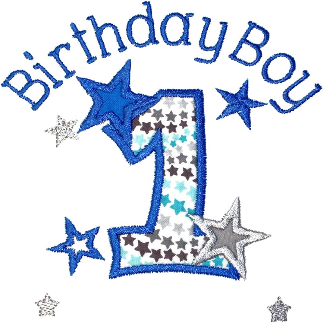 1st Birthday Bib with Baby Custom Name 1