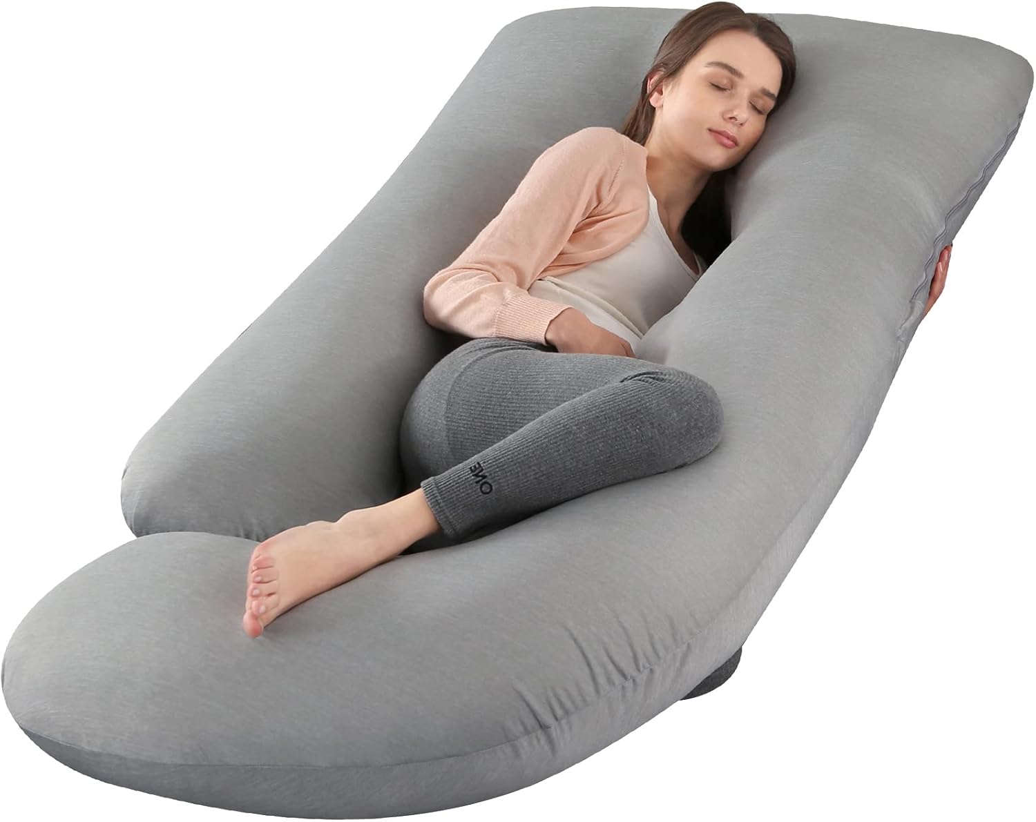 BATTOP Pregnancy Pillow with Cooling Cover 1