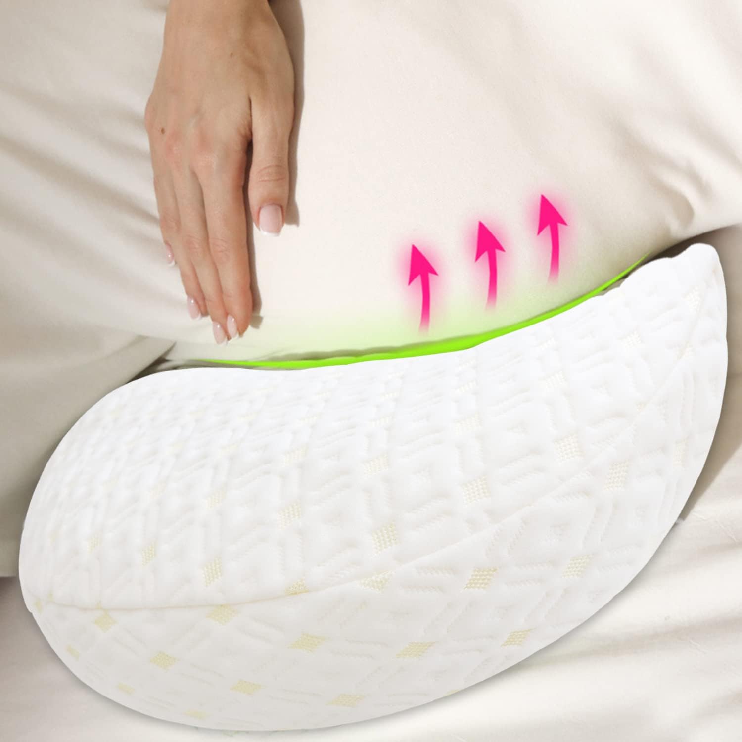 Lacomfy Pregnancy Pillow for Side Sleepers