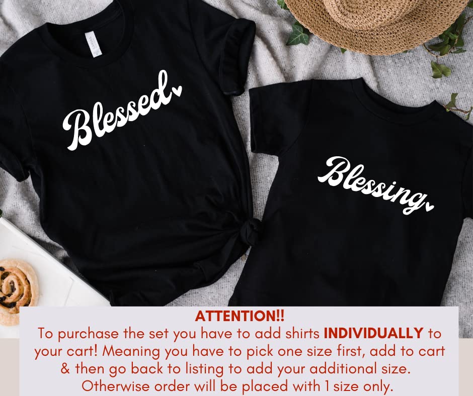 Handmade Mommy And Me Matching Shirts Set