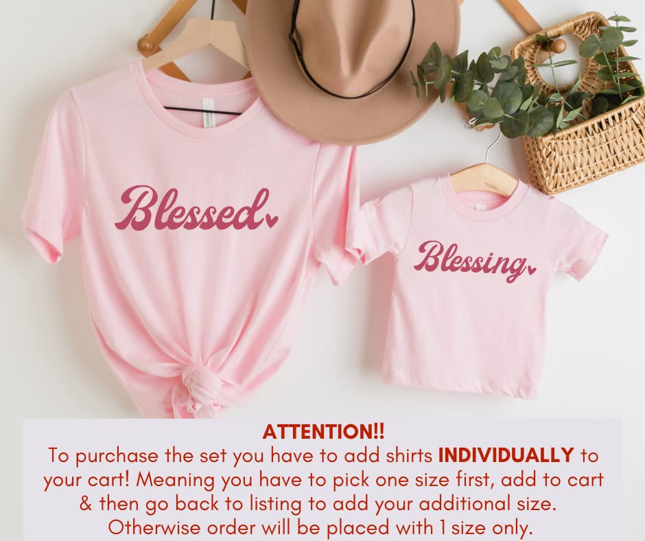 Handmade Mommy And Me Matching Shirts Set