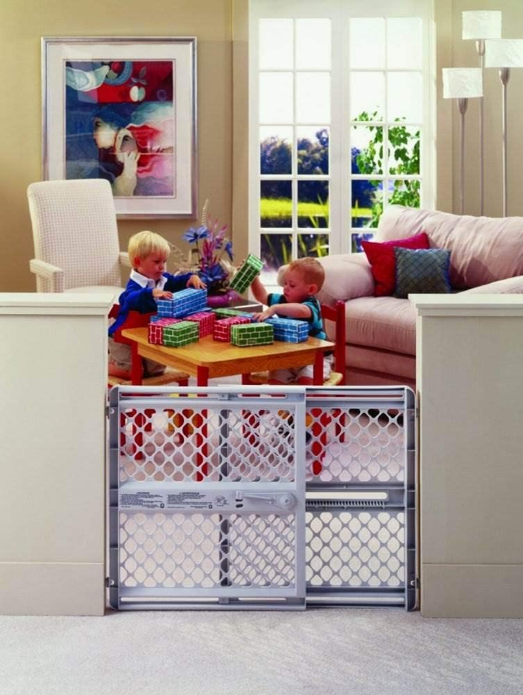 MYPET Universal Pet Gate - 26 to 42 Wide Gray