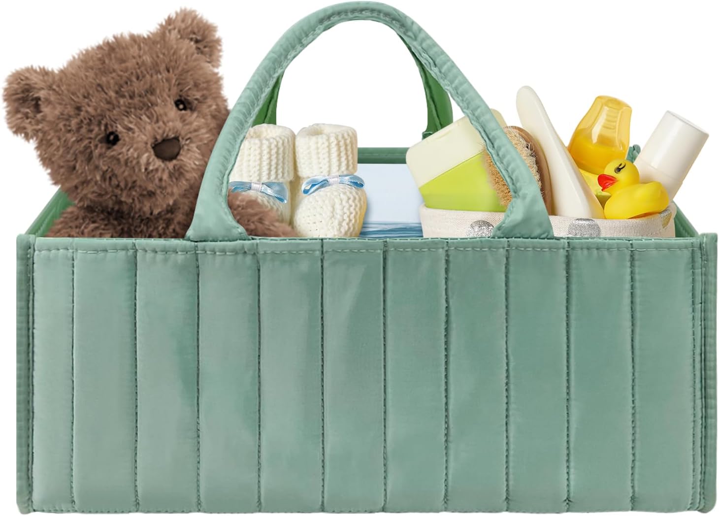 Baby Diaper Caddy Organizer Storage Basket