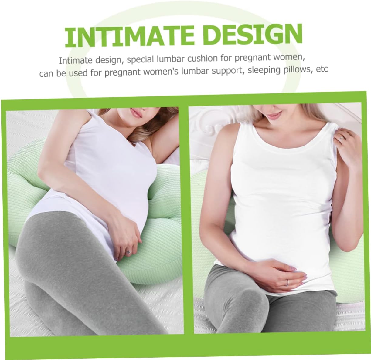 Homoyoyo Pregnancy Pillow with U-Shape Support