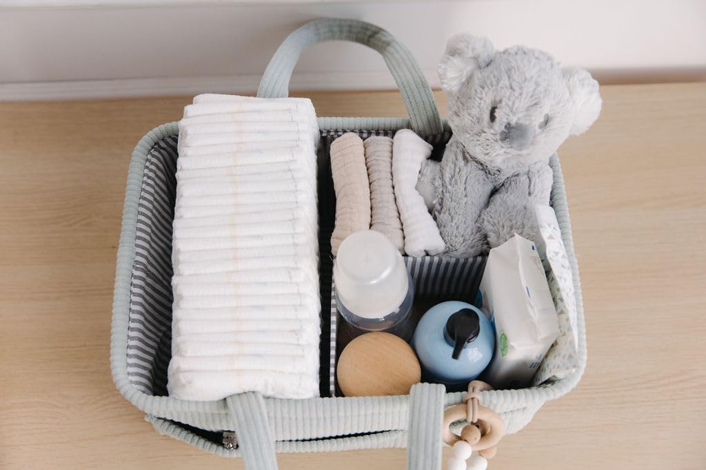 Itsy Bitsy Tot Diaper Caddy Organizer - Mint Color