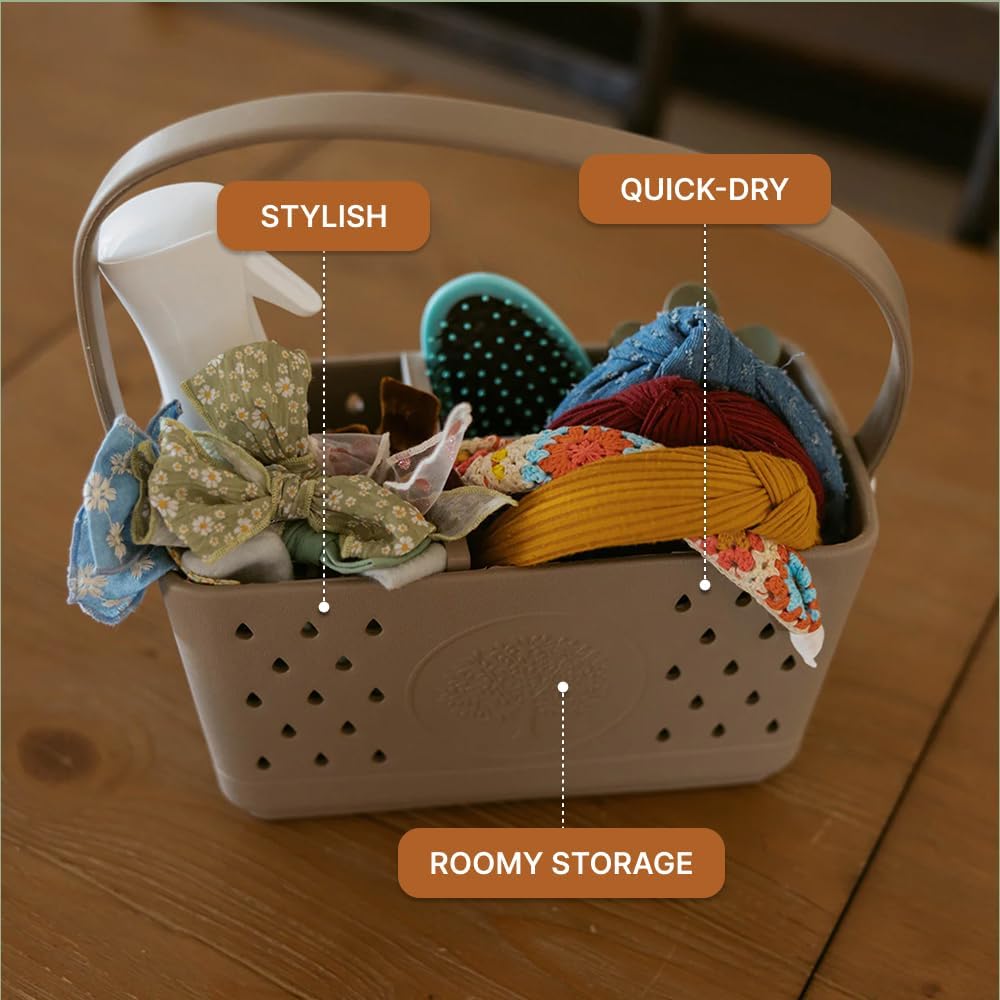 Parker Baby Bath Caddy BPA Free Food Grade Organizer with Handle