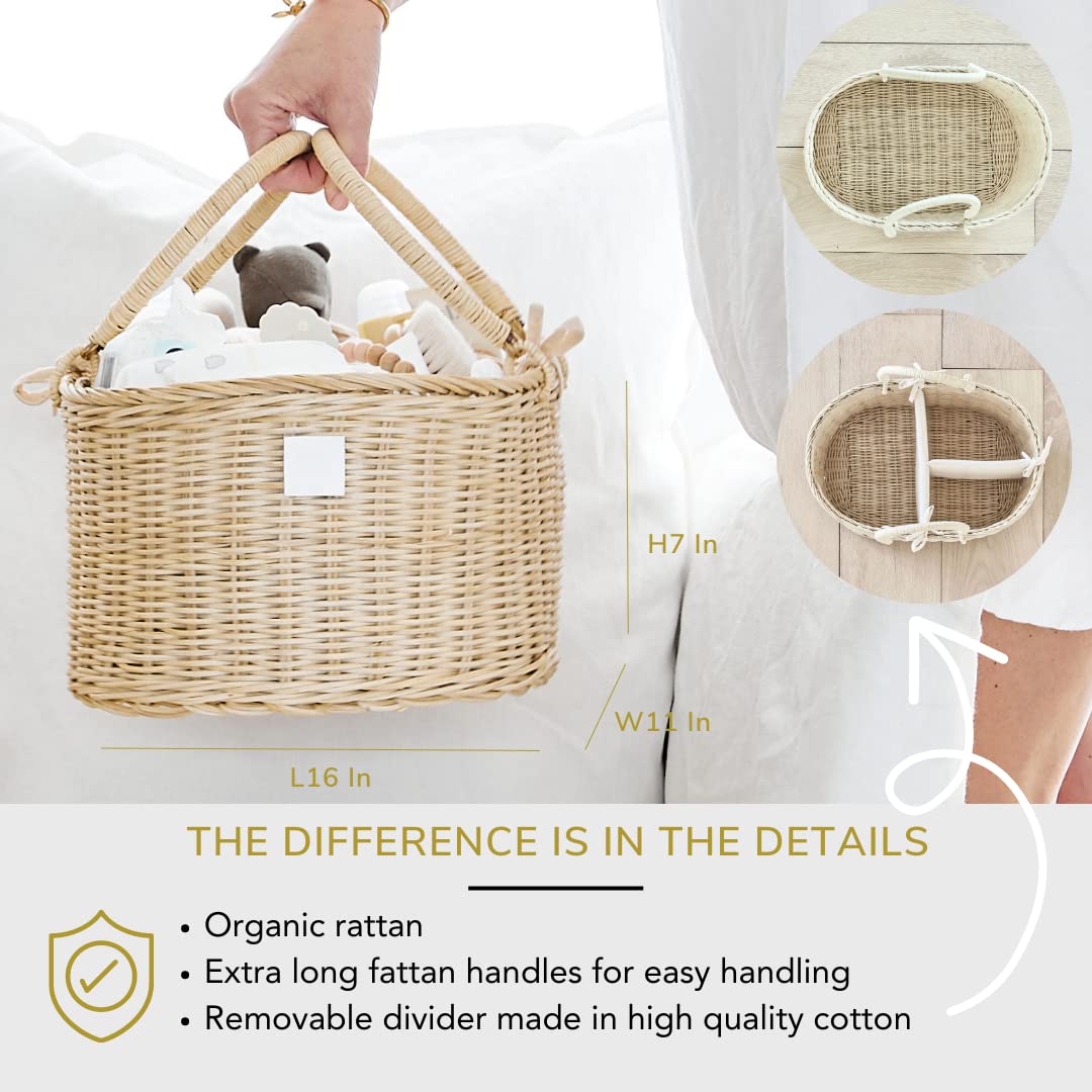 BEBE BASK Premium Baby Diaper Caddy Organizer 1
