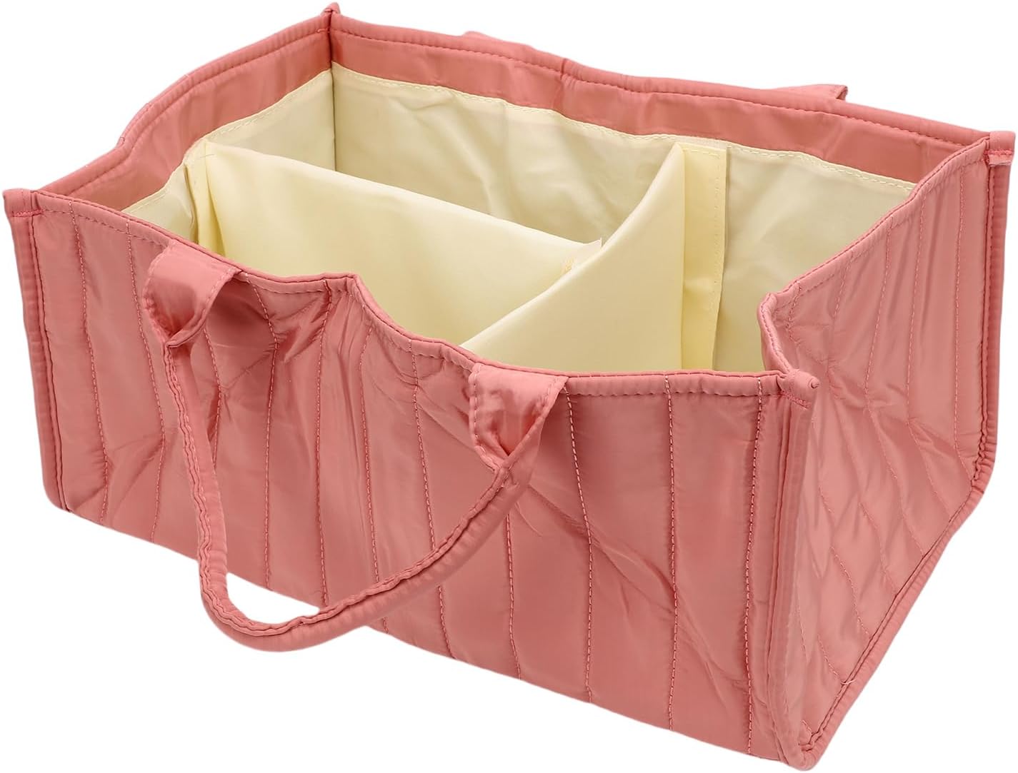Oreilet Baby Diaper Caddy Organizer Pink