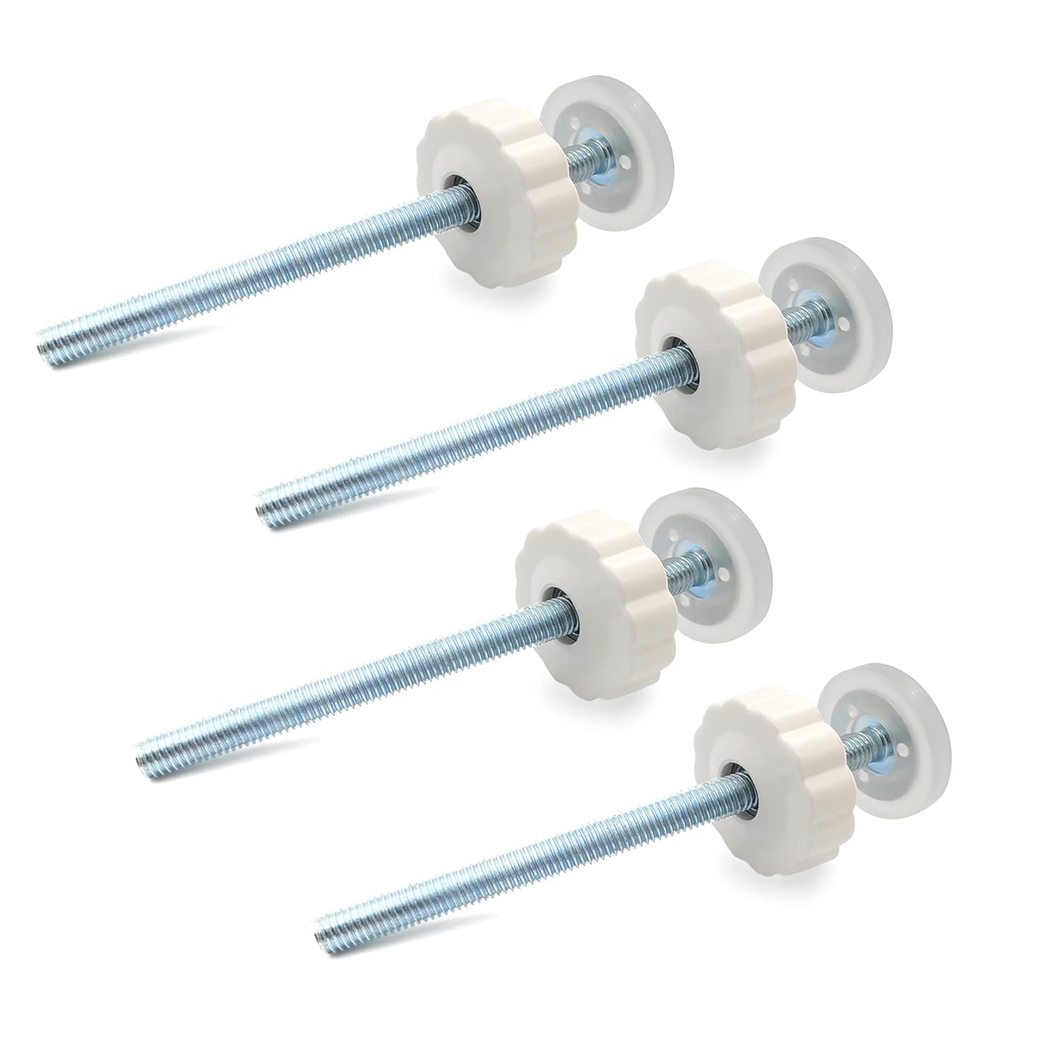 Vmaisi 8MM Spindle Rods 4 Pack - Pressure Mount Baby Gate Hardware Kit
