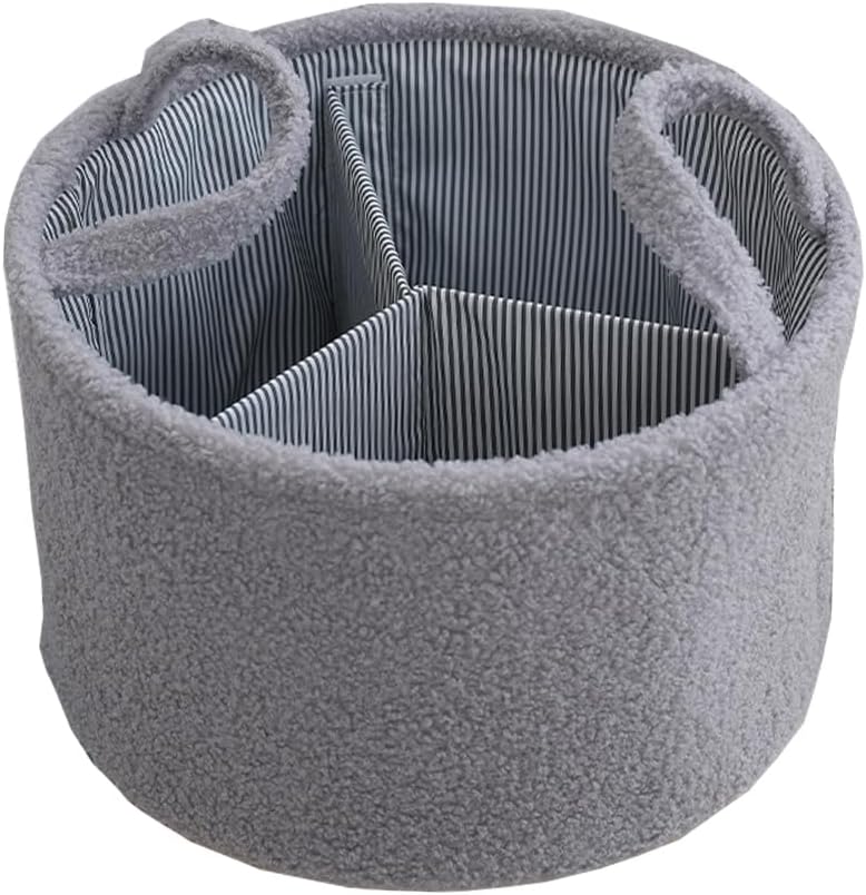 MOMIGO Baby Diaper Caddy Organizer - Grey