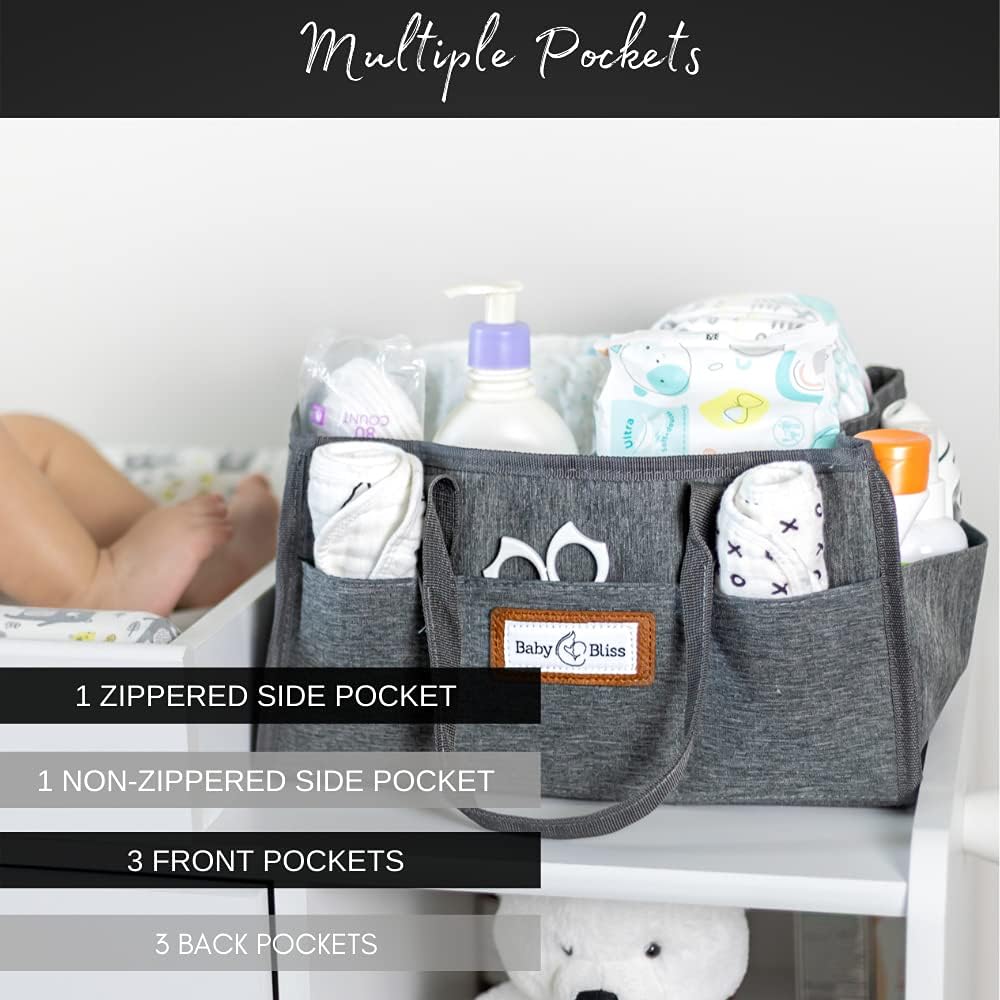 BabyBliss Diaper Caddy with Storage and Car Organizer
