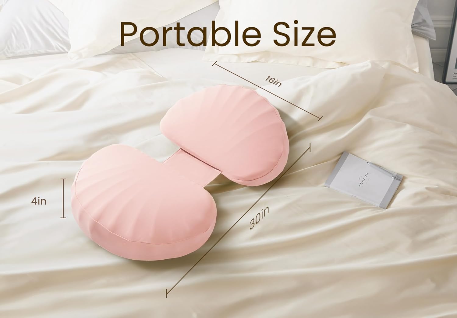 Tinkerz Pregnancy Pillow Memory Foam Side Supporter