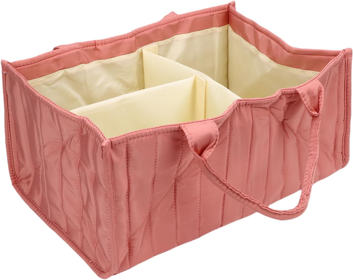 Oreilet Baby Diaper Caddy Organizer Pink