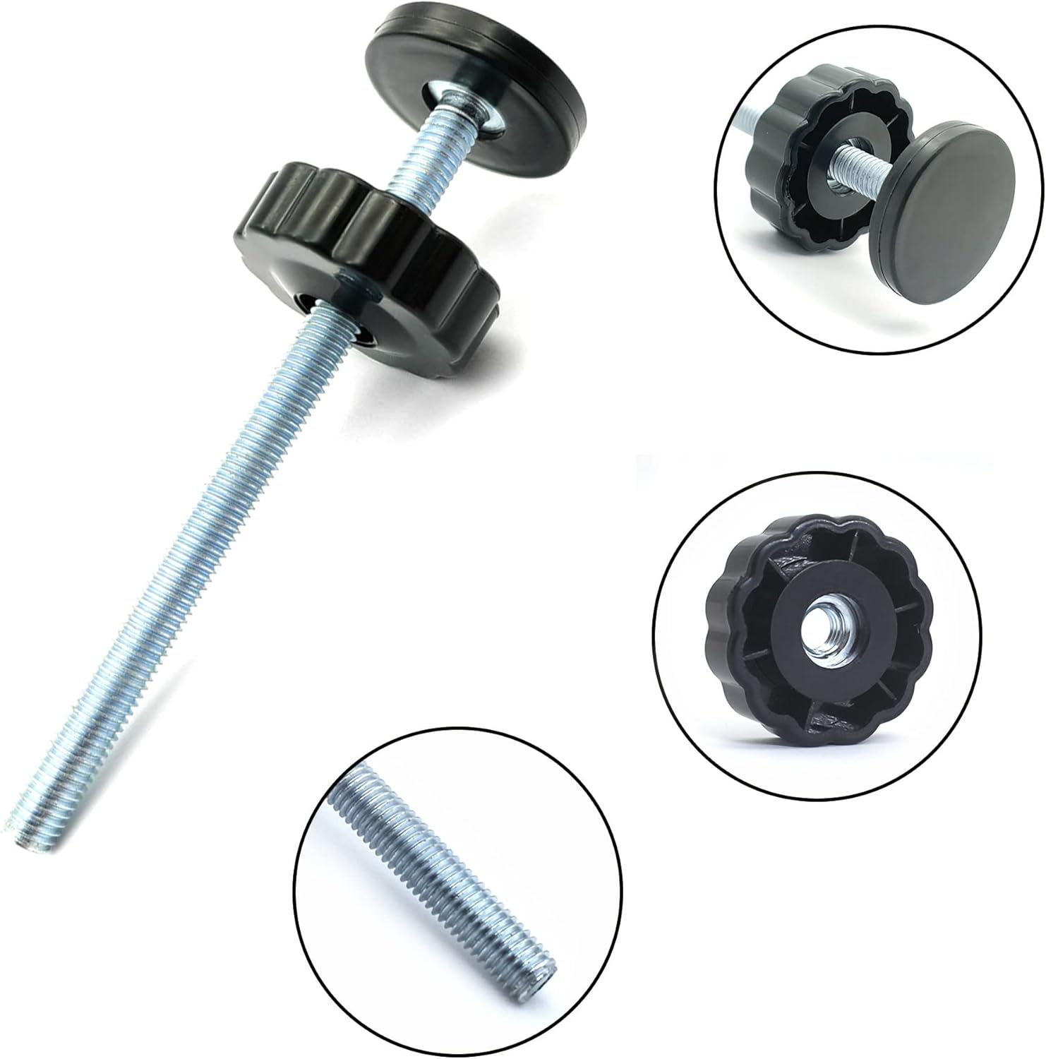 4 Pack Baby Gate Extender Rods with Wall Protector