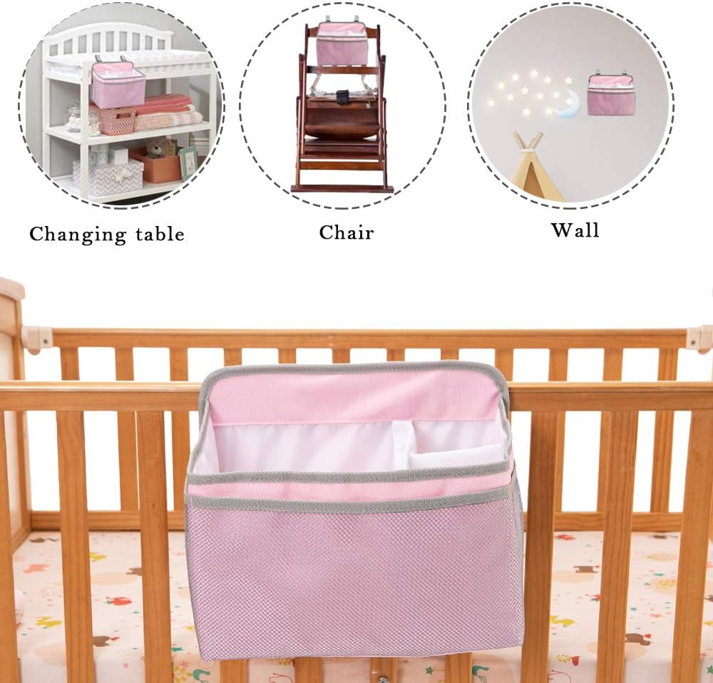 MOMIGO Baby Diaper Caddy Bag Stacker Organizer